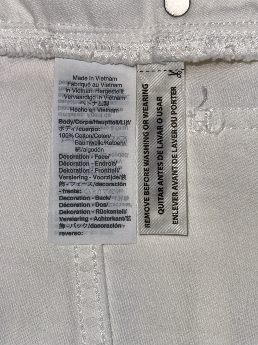 Madewell White Denim A-Line Skirt - Picture 8 of 12
